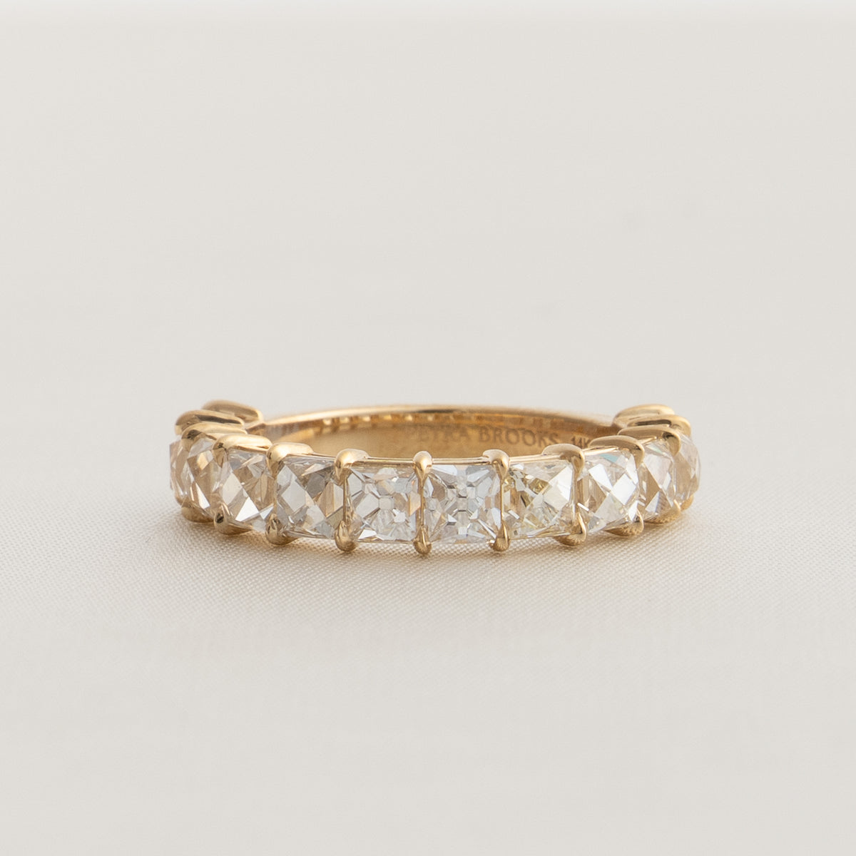 3.15 French Cut Diamond Band