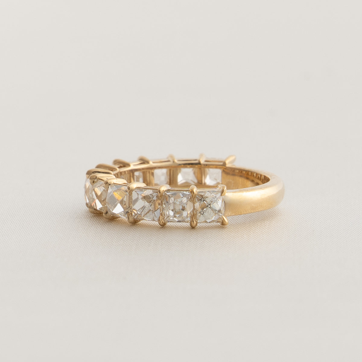 3.15 French Cut Diamond Band